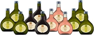 WEIN WISCHER Franken Weinpaket To-Go [12 x 0,25 l] Silvaner, Domina, Rotling, Müller-Thurgau | Frühling [Qualitätswein] Bocksbeutel