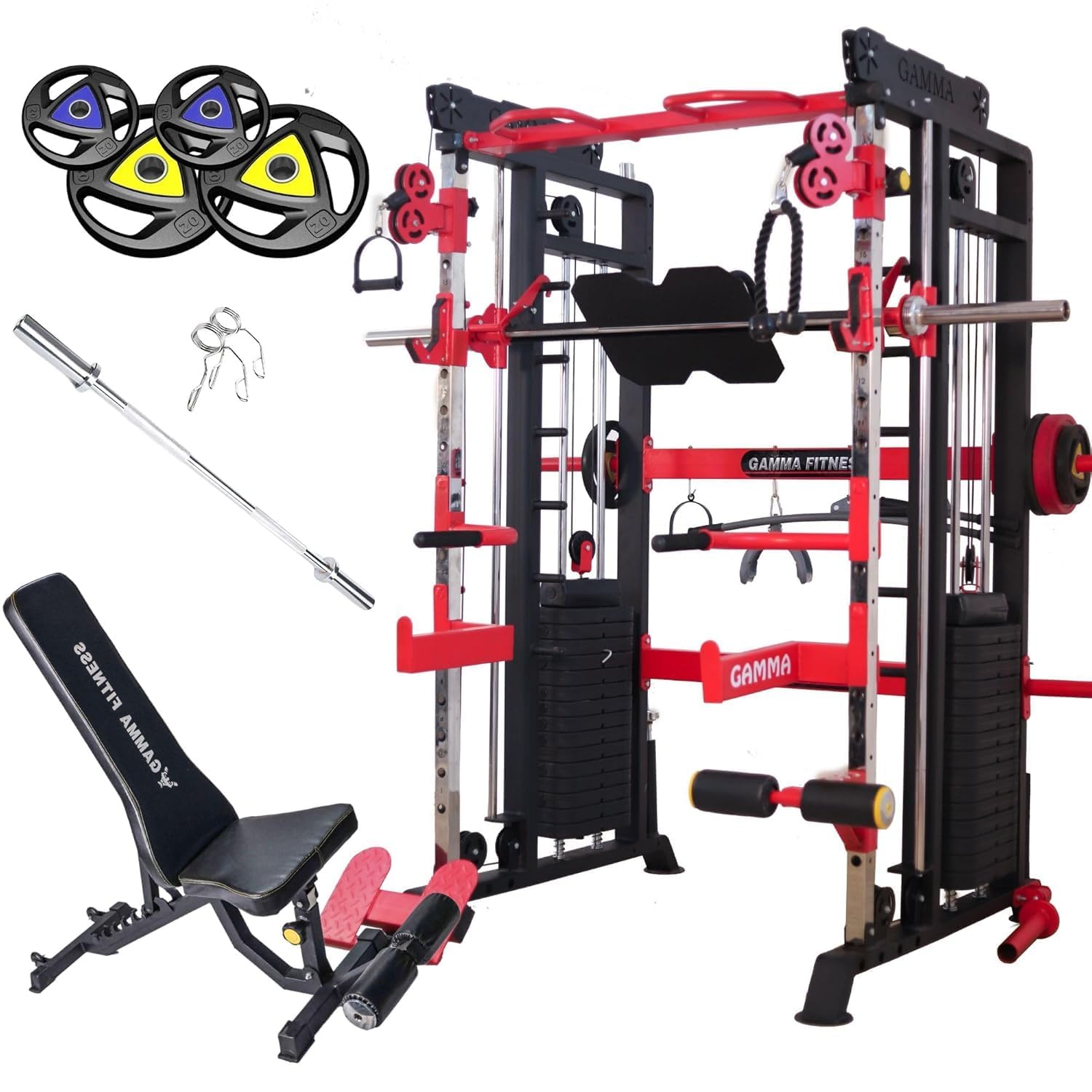 Gamma Fitness Functional Trainer with Smith Machine FTS-101 Pro