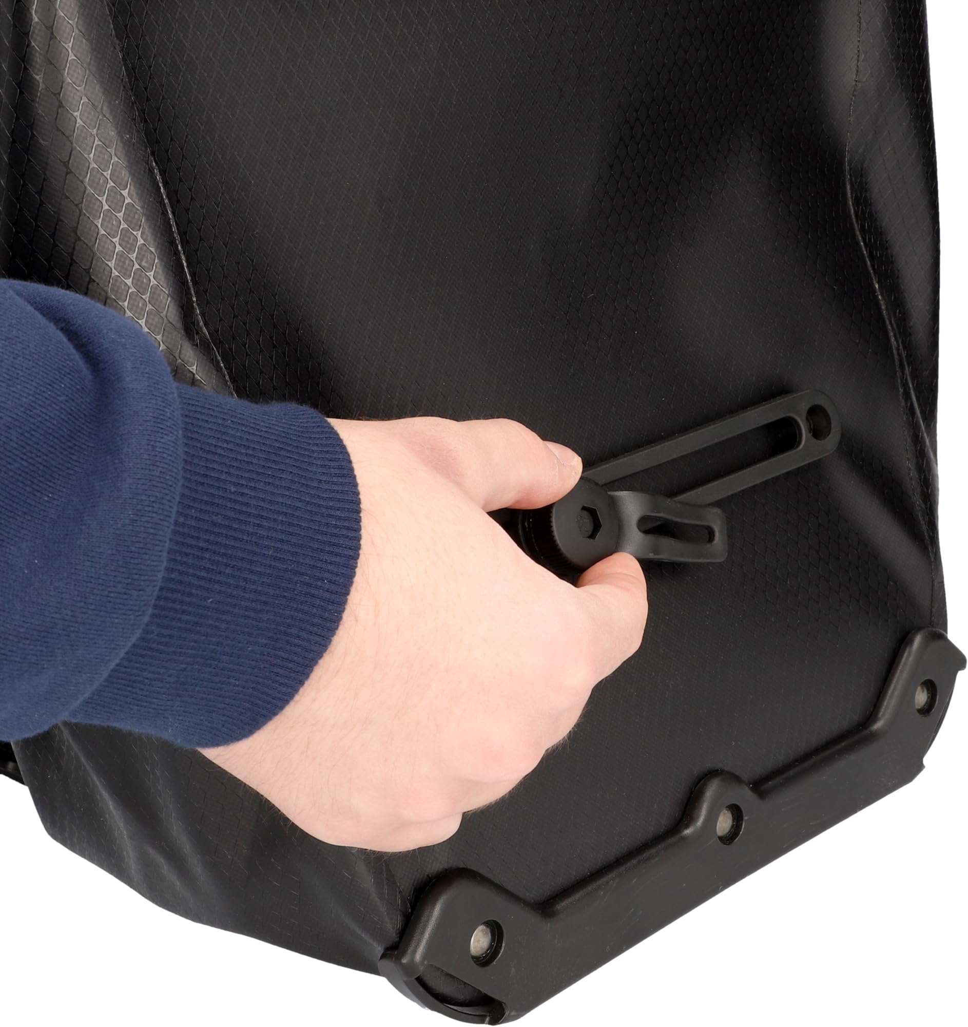 Fischer BORSA PORTATUTTO PLUS TERRA BORSA BICICICI IMPERMEABILE NERO VOLUM