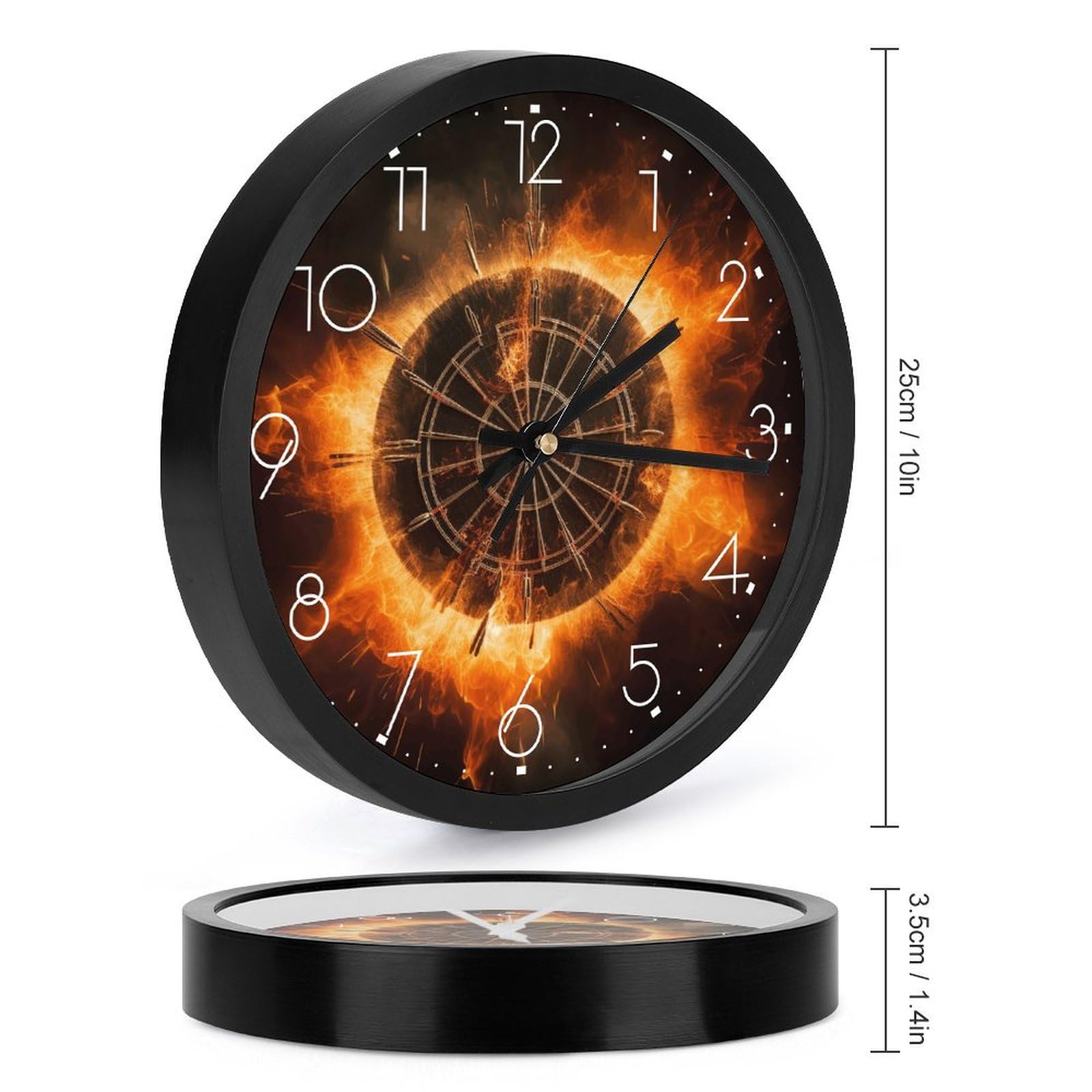 Amazon.co.jp: LBKHDS デジタル壁掛け時計、ダーツボード