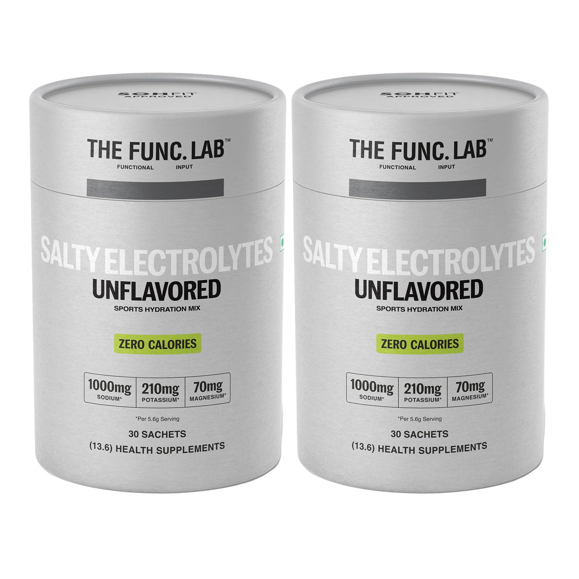 The Func. Lab Salty Electrolytes - Berry Blast | 30 Sachets | Instant Hydration Powder with Sodium, Potassium, Magnesium | Sugar-Free, No Preservatives | Instant Energy, Performance & Recovery Drink — Amazon image 18