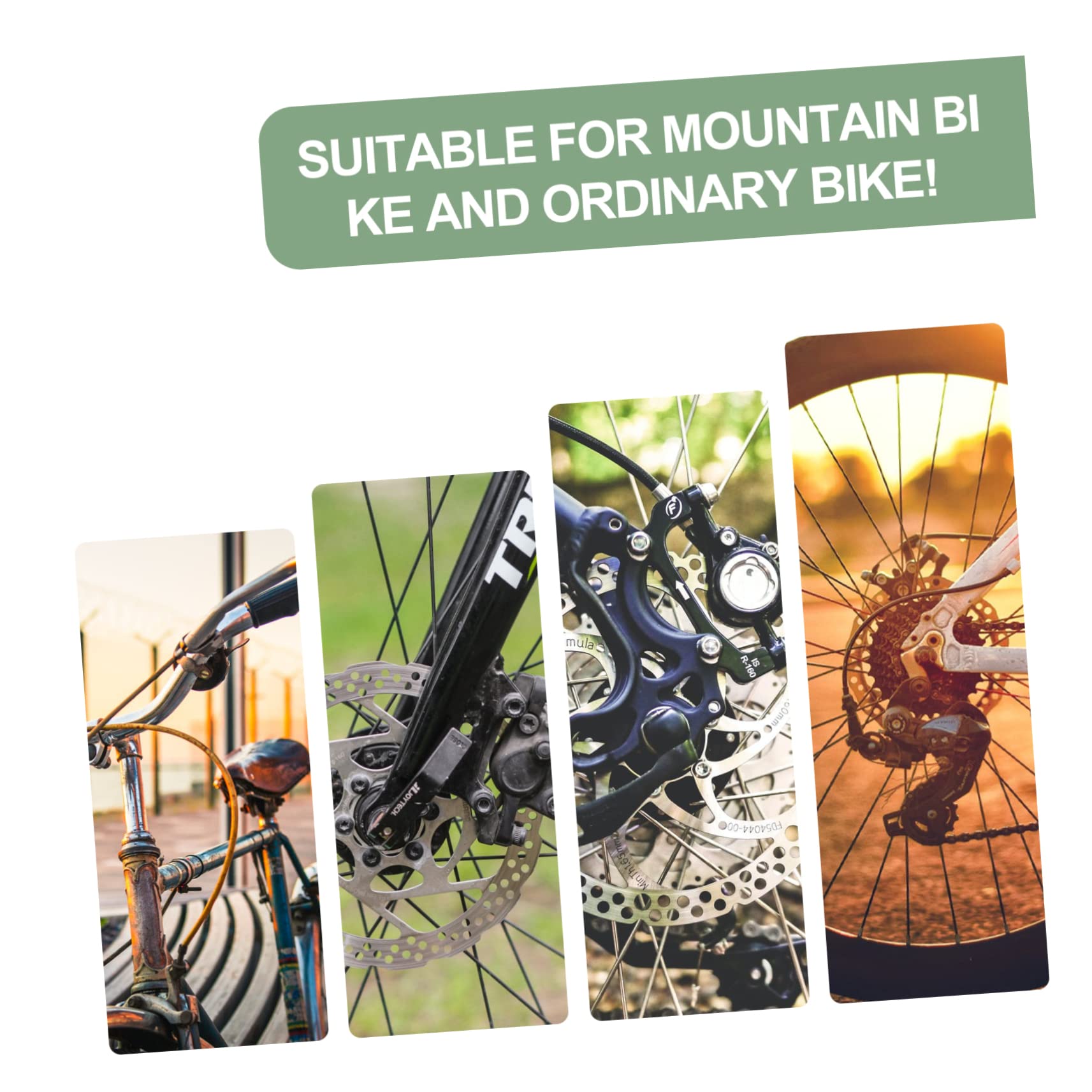 3 Paia molletta per bici da riparare Accessori ganci in metallo pedane per bici pedana bicicletta pedale del cilindro piolo sedile posteriore allacciare treppiedi chiodo questi bmx