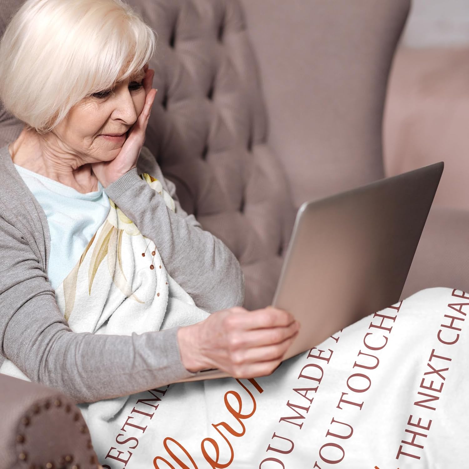 Retirement Gift for Woman, Retirement Gifts for Women 2026 Throw Blanket 60 x 50 Inch, Best Retired Gifts for Women/Teacher/Nurse/Mom, Going Away/Goodbye/Leaving Gift for Coworkers Friends - Image 2