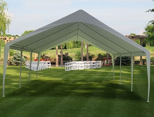 Miniatura 2 de Impact Canopy, toldo abierto para eventos de 20 x20 x12 pies (8 piernas), portable, ideal para fiestas y bodas