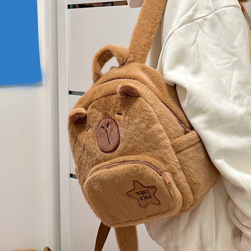 Capybara Rugzak Set, Capybara Schoolrugzak met Etui