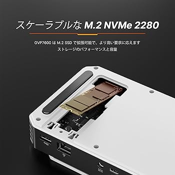 Amazon.co.jp: BOSGAME GVP7600 eGPU パッケージ ポータブルeGPU