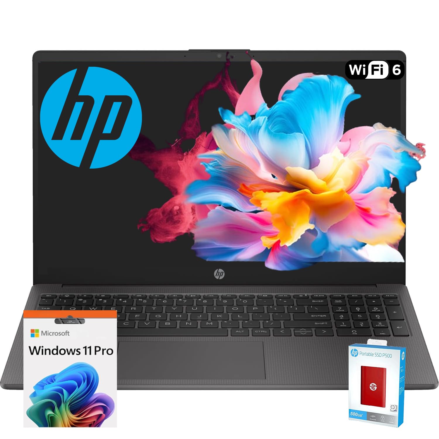 Amazon.com: HP New 255 G10 Business Laptop, AMD 6 cores Ryzen 5