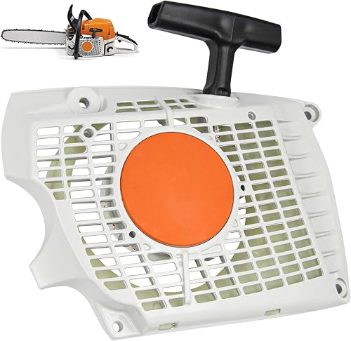 Recoil Rewind Pull Starter Assembly for Stihl MS362 MS362C Chainsaws, Replaces 1140-080-2103