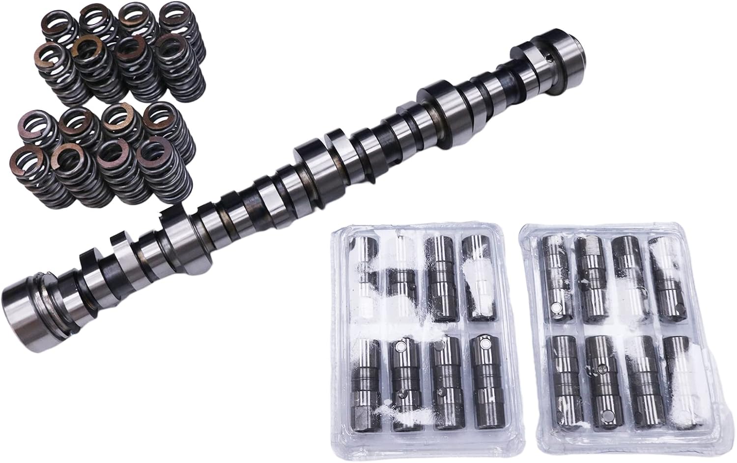 E1840P Sloppy Stage 2 Cam Camshaft Lifters Spring Kit HL2148S 9951 Compatible for Chevy LS LS1 .585"