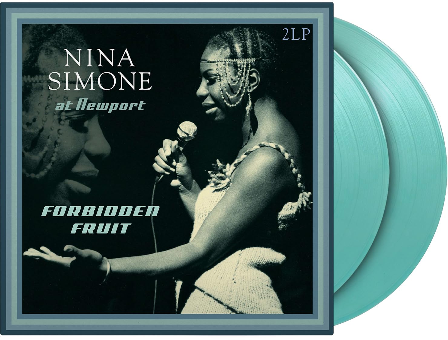 Nina Simone At Newport / Forbidden Fruit (Turquiose Vinyl) Double LP Vinyl