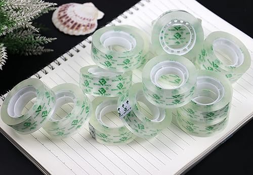 Miniatura 3 de BOMEI PACK 14 rollos de cinta transparente, repuestos de cinta transparente para dispensador, cinta para manualidades para envolver regalos, hogar,