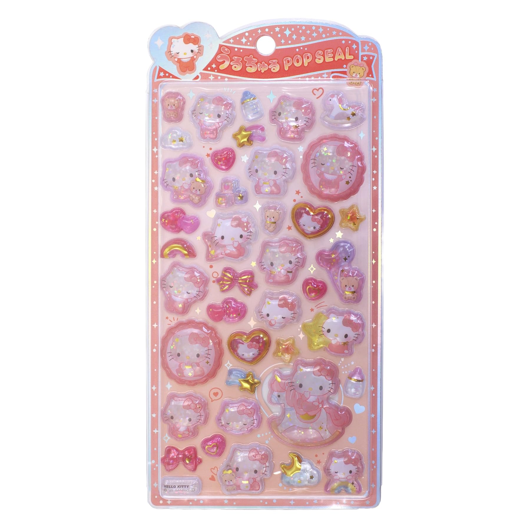 専用出品 うるちゅる ポップシール ハローキティベビー ぷっくり 131783