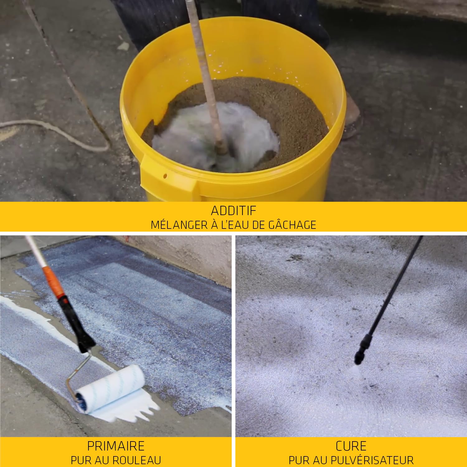 SIKA - Primaire d'adhérence et produit de cure - SikaLatex 360 - Résine d'accrochage pour adhérence et étanchéité des mortiers et enduits (ciment/plâtre/chaux)- Prêt à l'emploi - 2L