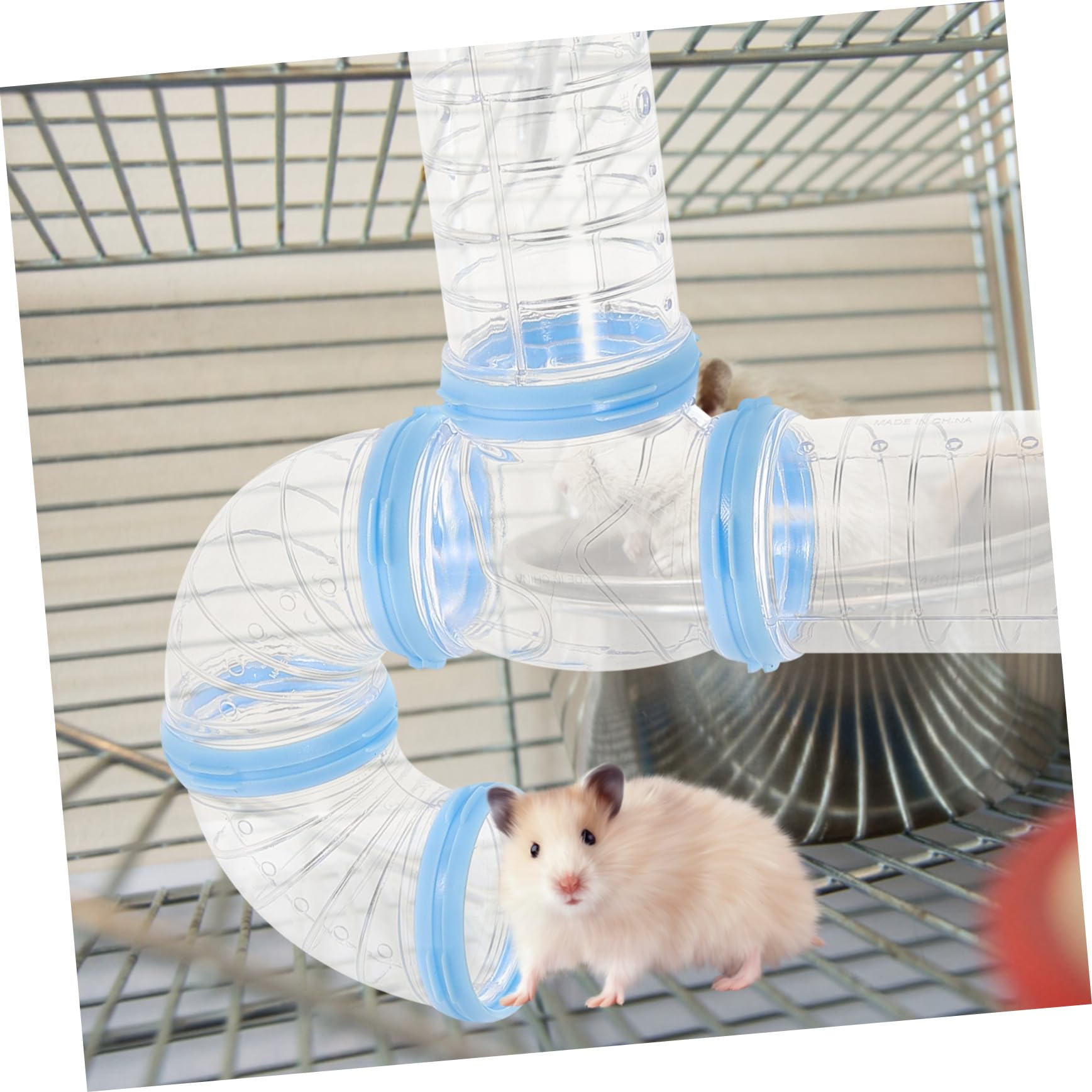 Transparenter Hamsterkäfigtunnel Selbstgemacht Satz, 2 Kunststoff