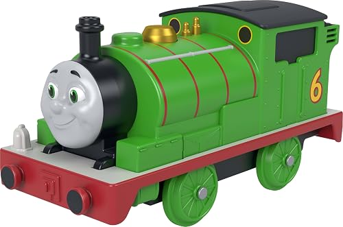 Thomas & Friends Toy Train by Fisher-Price, Large-Scale Talking Percy Engine wit