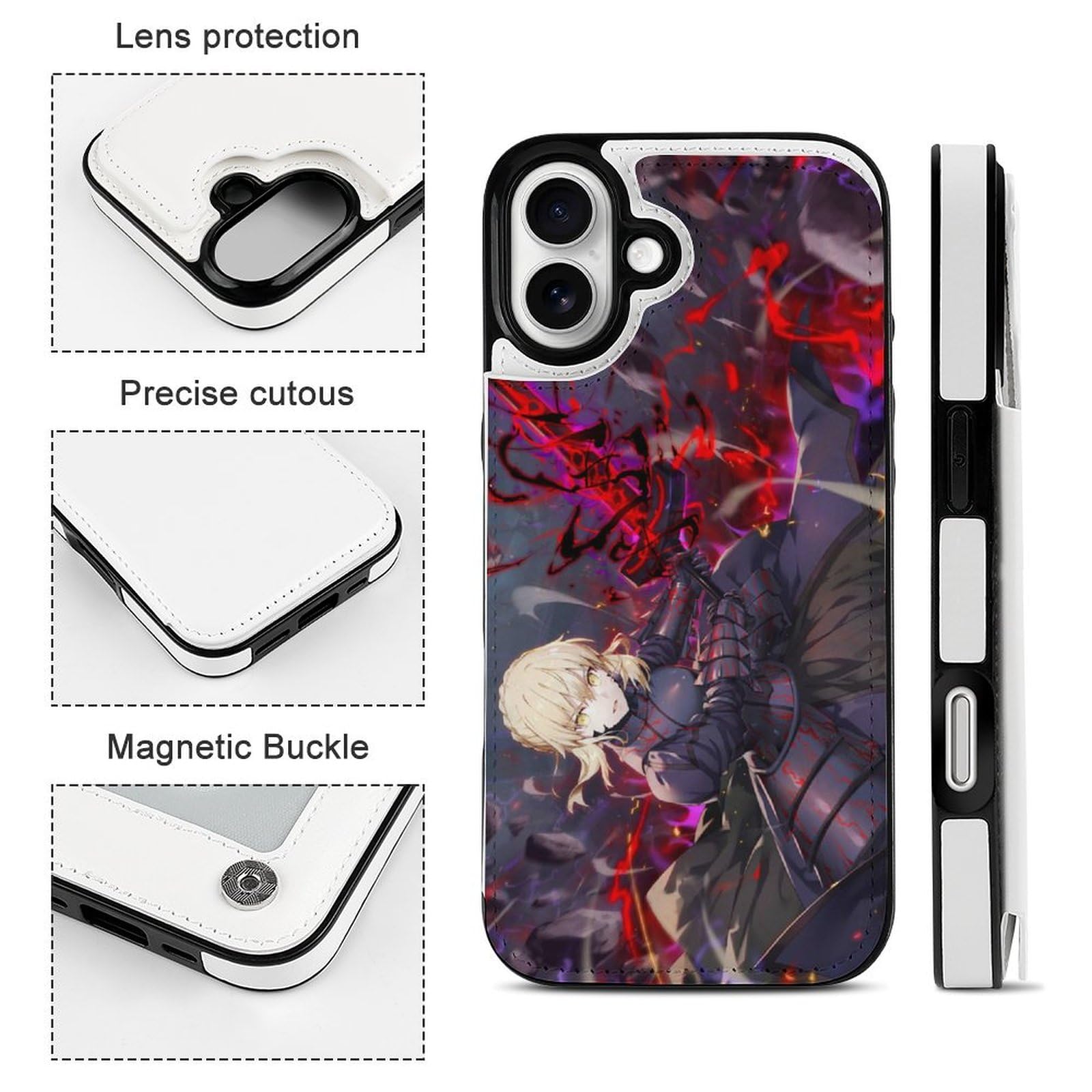 Amazon.co.jp: iPhone 16 Plus手帳型ケース アルトリア・ペンドラゴン