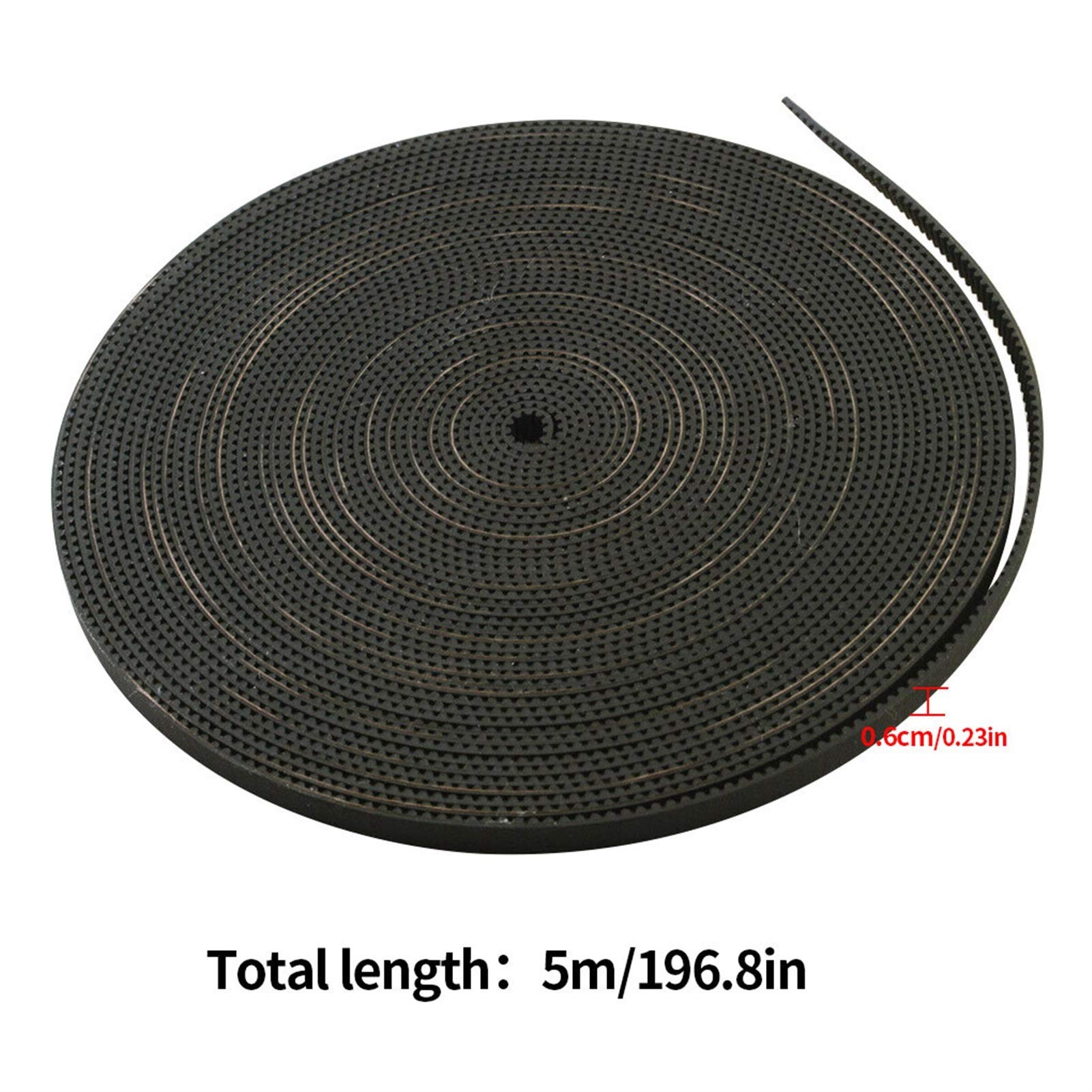 Cinghia Dentata In Poliuretano PU T2.5, 30 M, Cavo In Acciaio, Passo 5 Mm, Nastro Trasportatore Sincrono Per Una Trasmissione Fluida E Un Design Aperto Flessibile - Foto 3