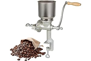 High Hopper Premium Cast Iron Hand Crank Flour Mill