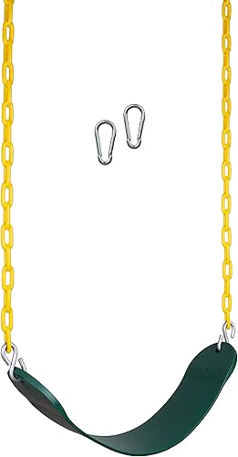 Miniatura 6 de New Bounce Asiento de columpio  Accesorios de columpio para exteriores, con cadena resistente a prueba de óxido recubierta de plástico grueso para