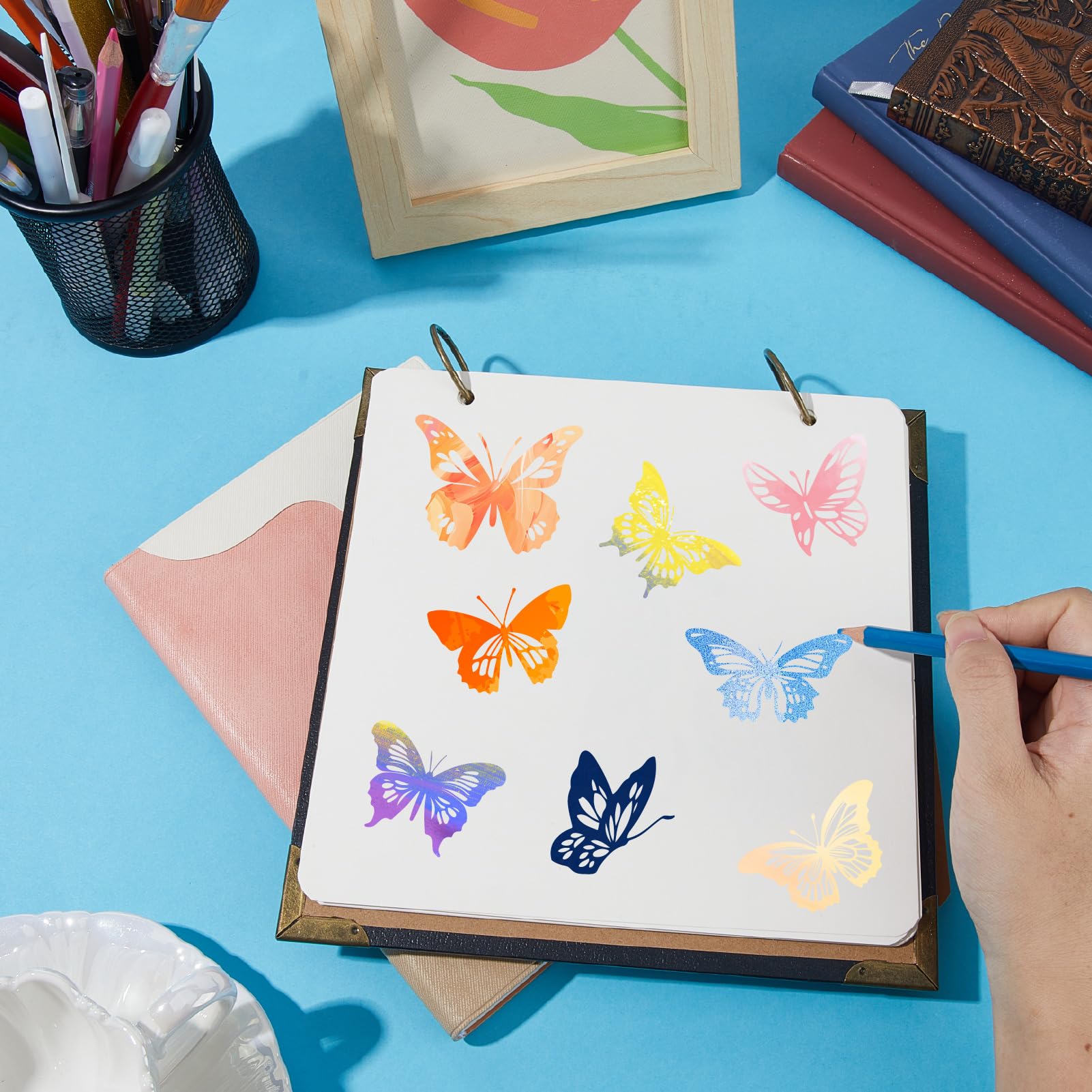 First Class Stamps INFUNLY Leaves Clear Stamps For Card Making 6.3x4.3 ...