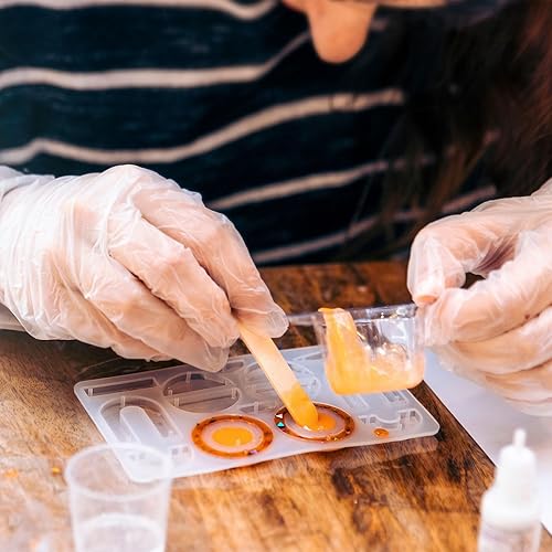 Miniatura 4 de PATIKIL Molde de silicona para maceta, pequeño ovalado, molde para plantas suculentas para decoración del hogar y jardín