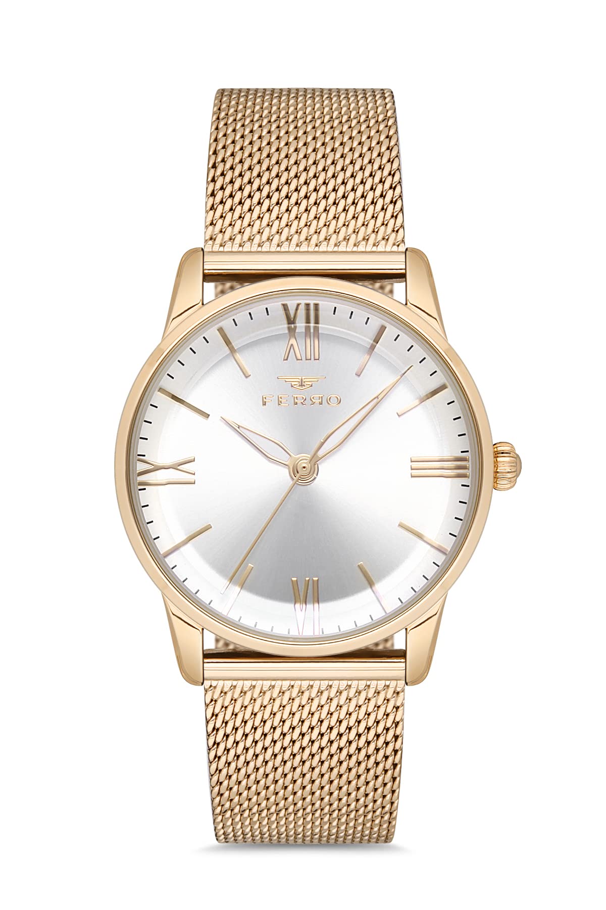 Ferro Analog Silver Dial Womens Watch-F21182C-B (B09RWL834C) Amazon Price History, Amazon Price Tracker