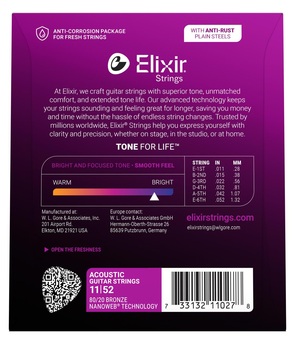 Amazon.co.jp: Elixir エリクサー アコースティックギター弦