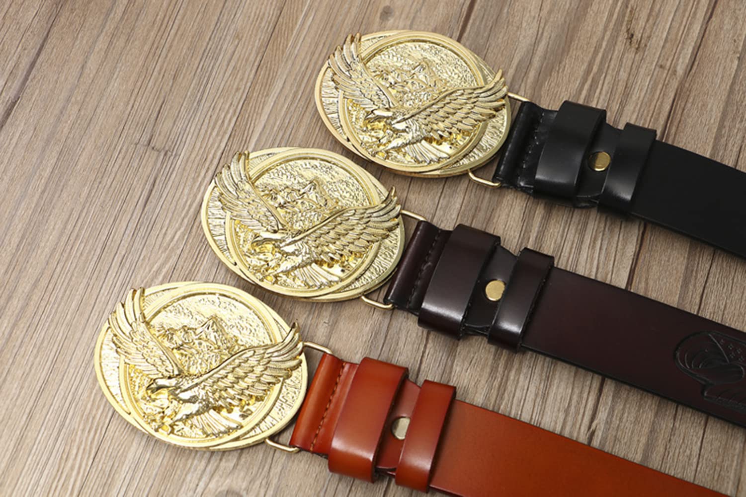 Gürtel, Herrengürtel, Herren Wendegürtel Leder Freizeitgürtel Mit Kratzfester Dornschließe/F/110Cm/43Inch