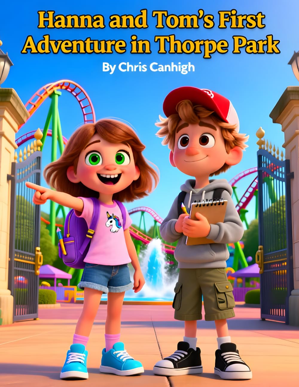 Hanna and Tom’s First Adventure in Thorpe Park