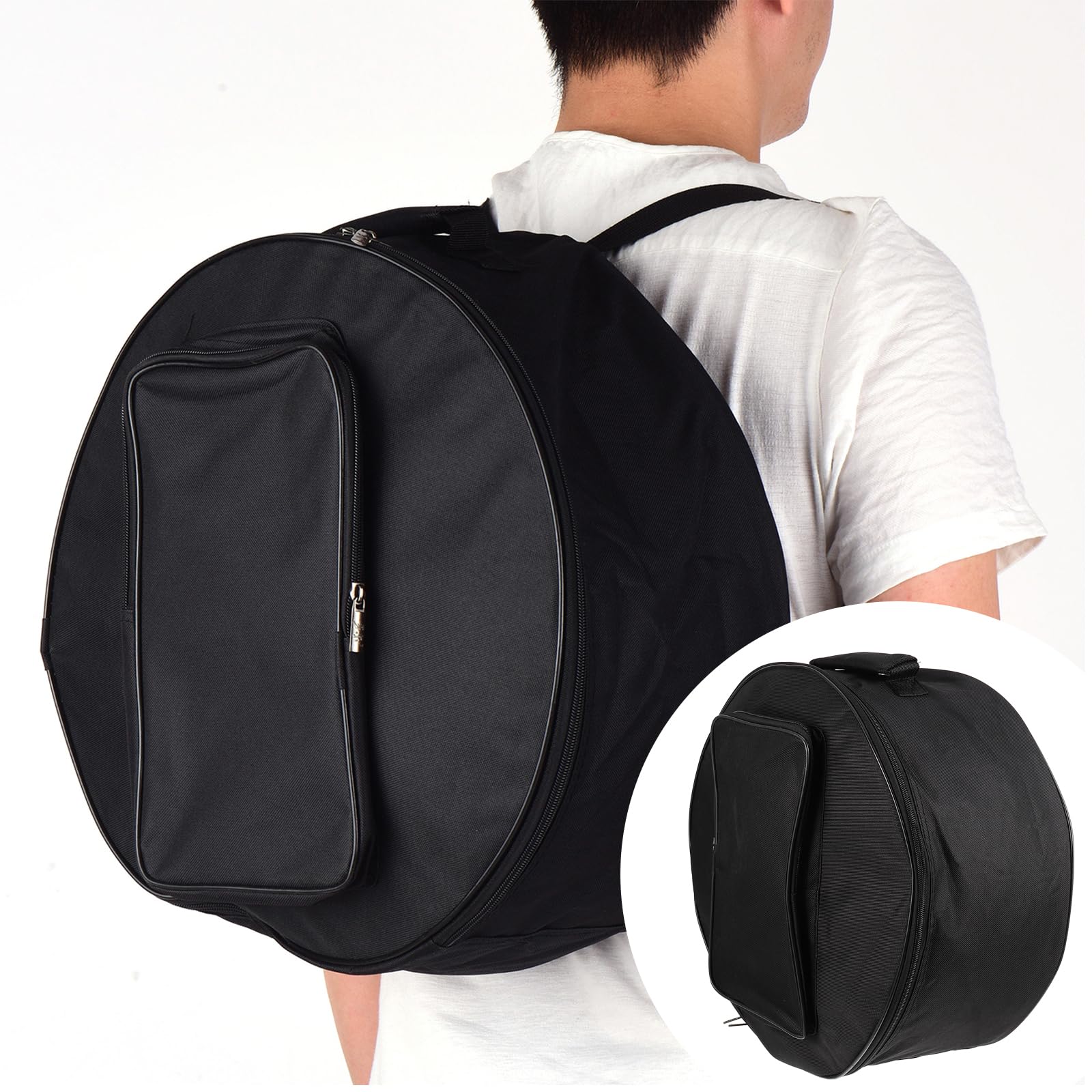 SUPVOX Estuche para Redoblante 14 Pulgadas Bolsa para Caja Acolchada Funda De Transporte para Batería Accesorios para Instrumentos De Percusión con Asa Y Correa para Actuaciones Al Aire Libre