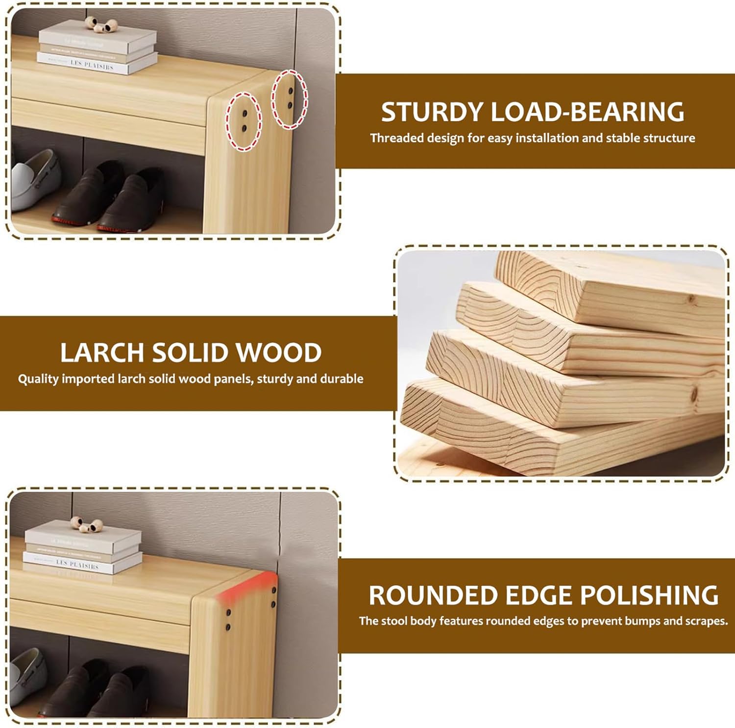 Skinny Wooden Entryway Bench,farmhouse Narrow Long Bench Seat,rustic Pine End Of Bed Benches Fot Bedroom, Living Room, Hallway,durable And Sturdy,easy Assembly(23.6"W x 7.9"D x 15.7"H, Oak 1 Tier)