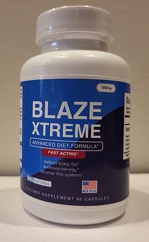 Miniatura 4 de (oficial) Blaze Xtreme Keto, fórmula avanzada fuerte de 1300 mg, fabricado en los Estados Unidos, (1 botella), suministro para 30 días