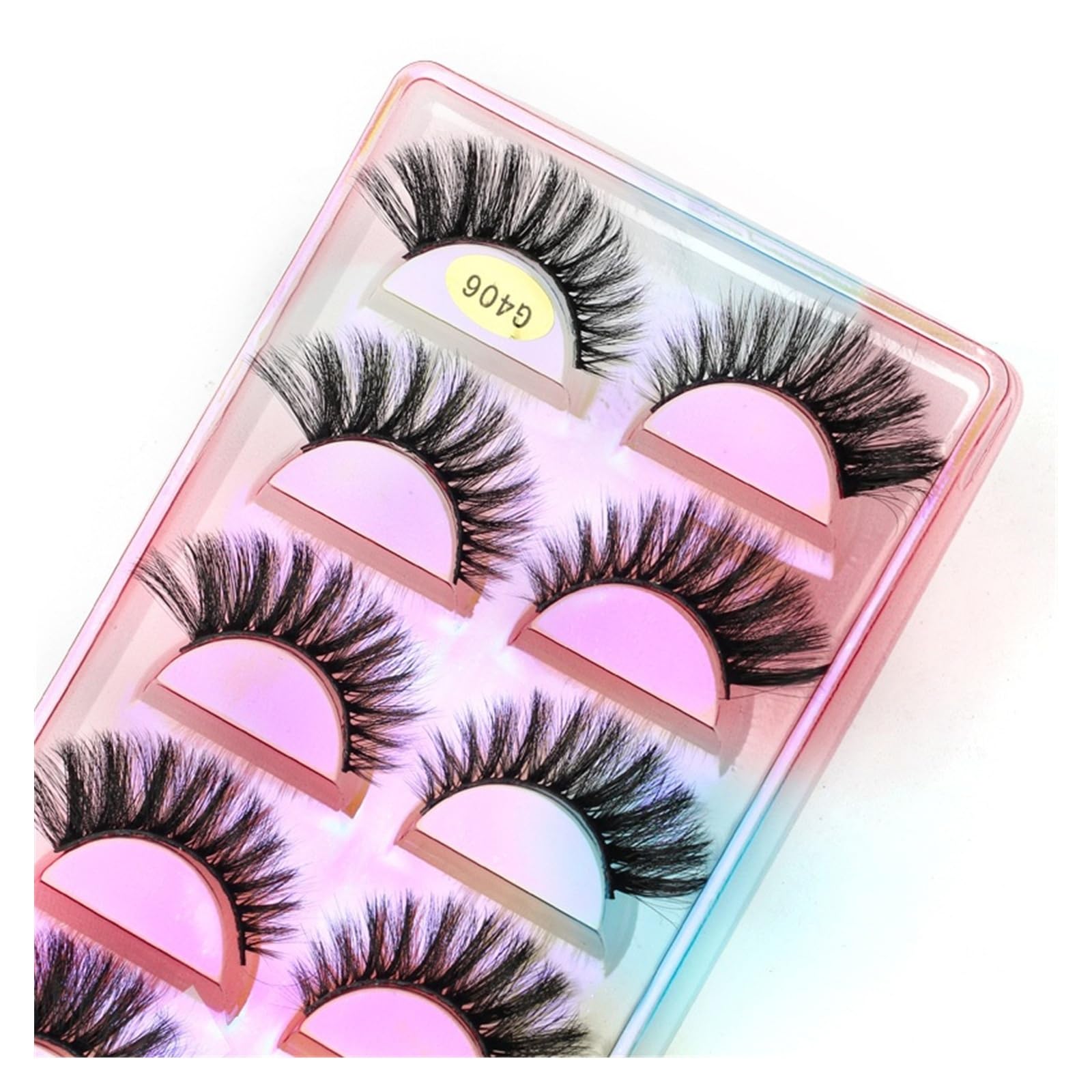 UAMOU Bulk Eyelashes 3D Mink Lashes Fluffy Soft Wispy Natural Eyelash Extension Reusable Cilios Mink False Eyelashes Makeup