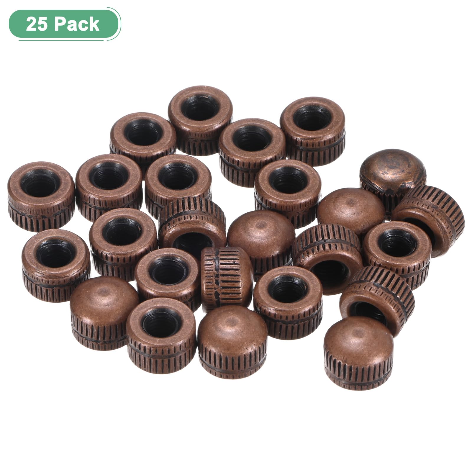 M METERXITY 25-Pack Threaded Cap Nuts - Image 4