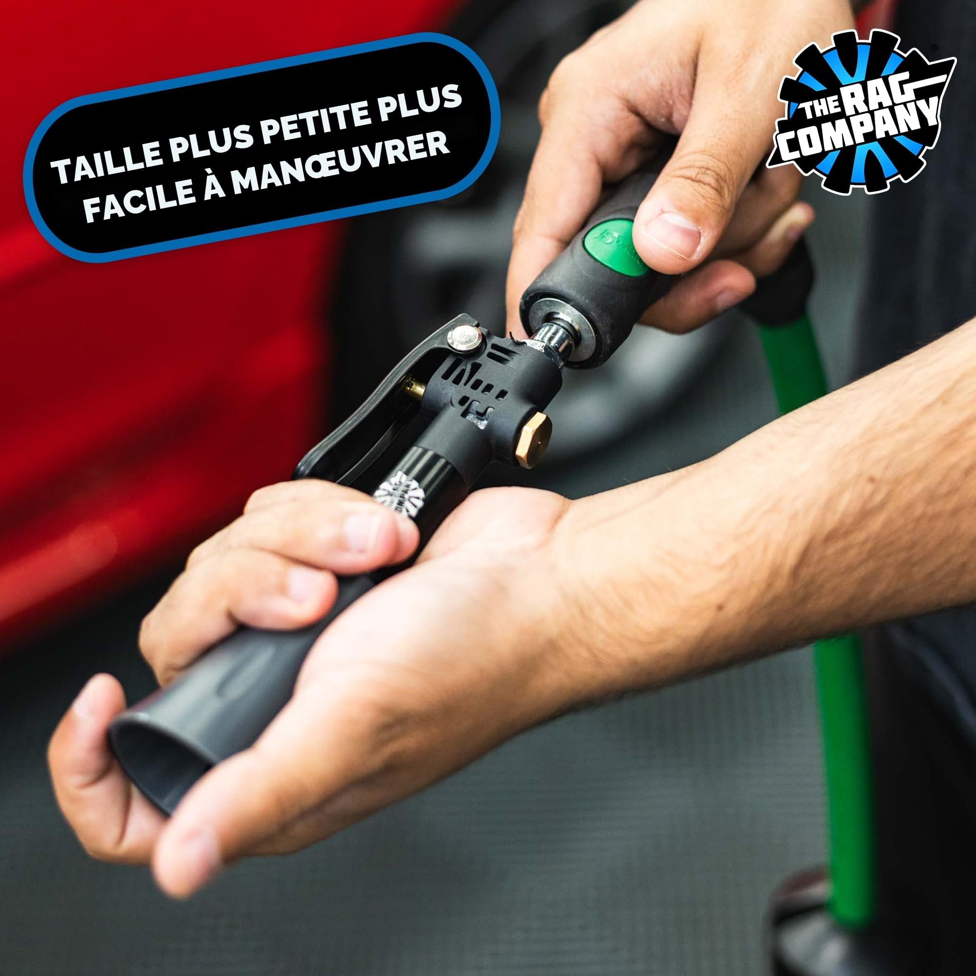 The Rag Company - Ultra Air Blaster Mini – Soulevez et éliminez la saleté et Les débris pour Les détails intérieurs ; Design en métal Durable et Ergonomique ; déclencheur actionné