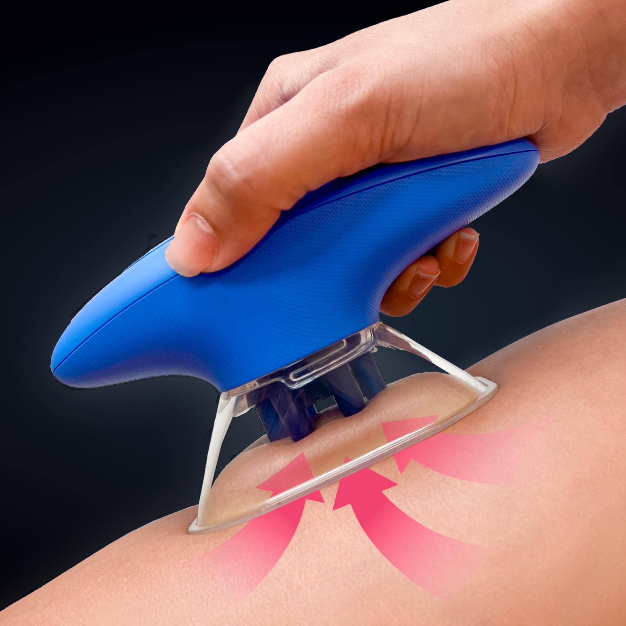 Ventouse Cellulite Électrique Cellublue - L'originale - Palper-rouler automatique, aspiration réglable - Améliore l'apparence de la peau - Marque experte depuis 12 ans - Réduction