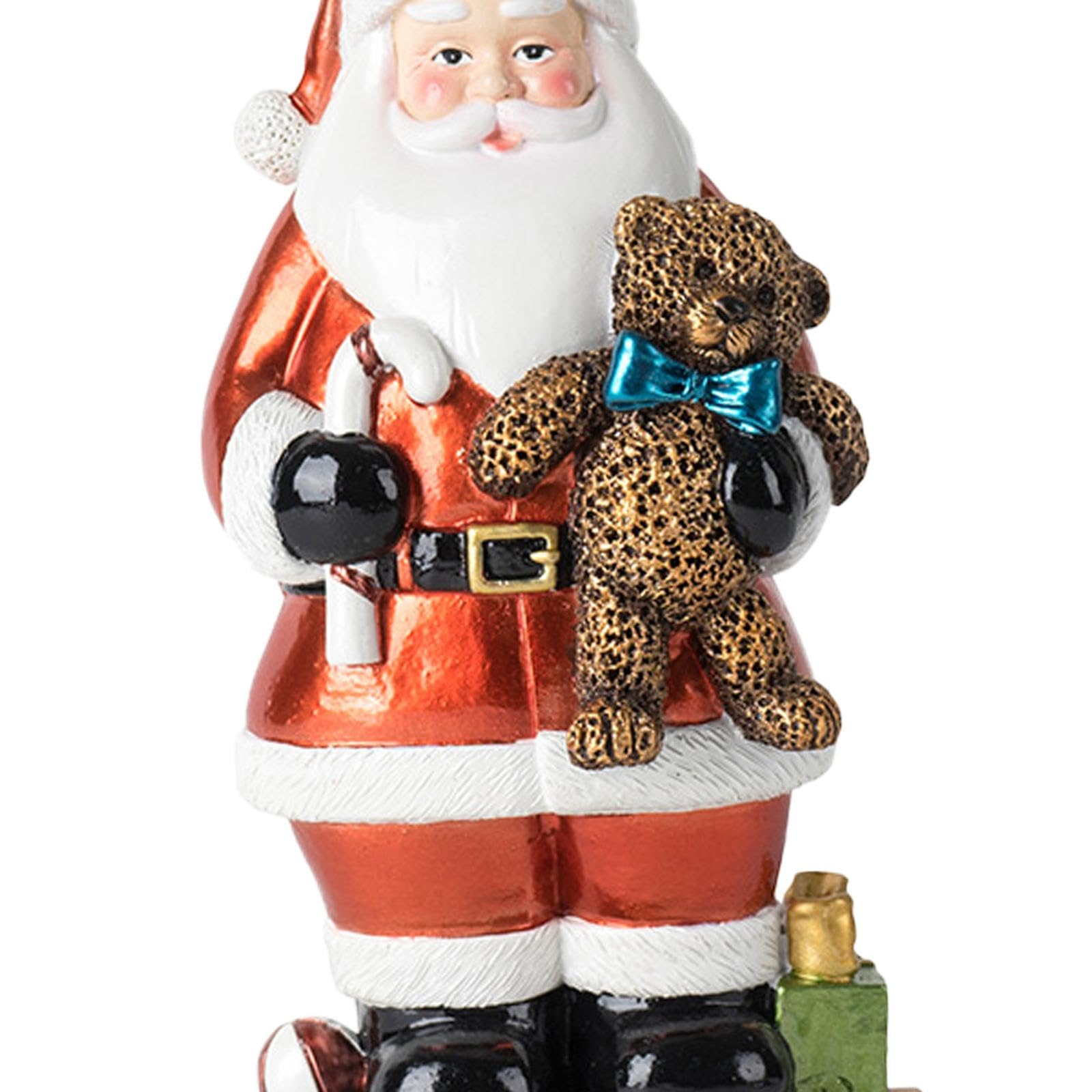 Amazon.co.jp: Wswqop サンタクロース像 ホームインテリア装飾品