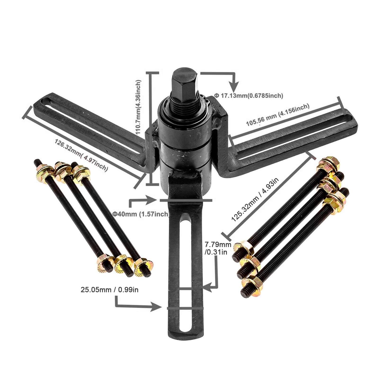 Extractor del cárter del cigüeñal Separador Herramienta de desmontaje para motocicleta ATV 2 y 4 tiempos