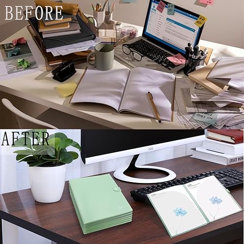 Miniatura 6 de Carpeta de archivos de 10 bolsillos  Carpeta organizadora visual de documentos para el hogar, la oficina y los viajes  Material de polipropileno de