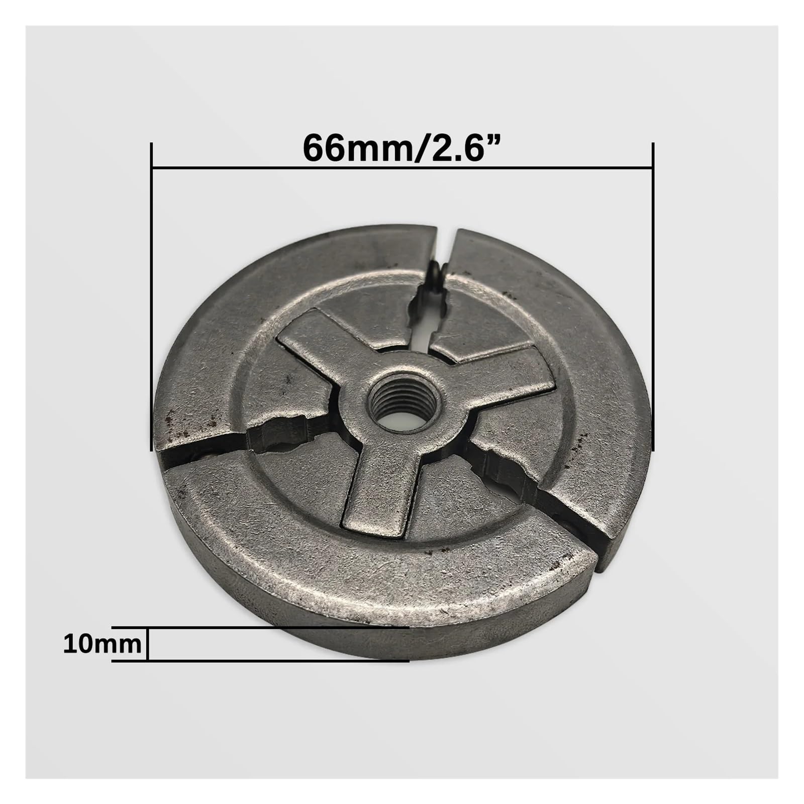 Kit de embrague centrífugo paso .325 | Apto para desbrozadoras y motosierras de 2 tiempos, accesorios resistentes para jardín