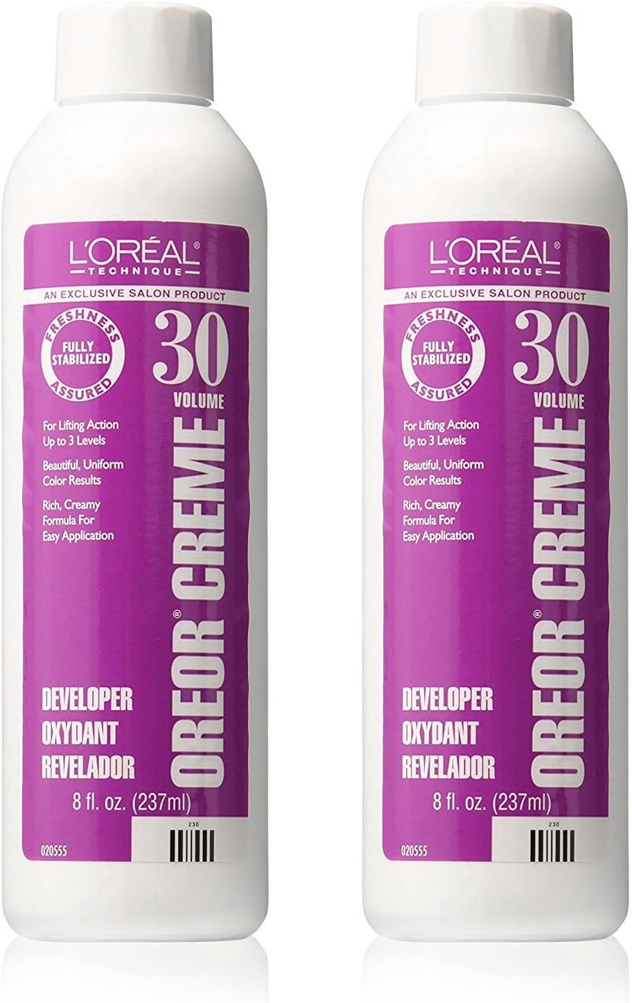 L'Oreal Technique Oreor Creme 30 Volume Developer | 8-Ounces | 2-Units