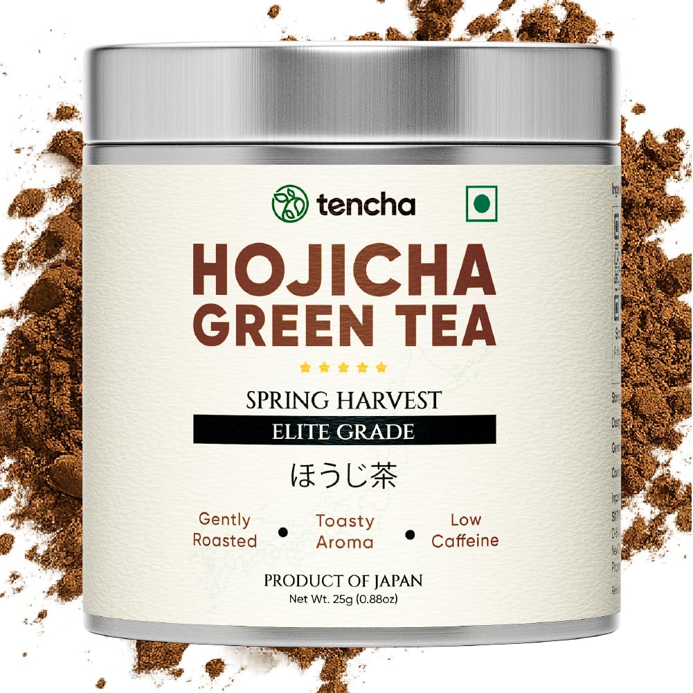 Tencha Blends Hojicha Powder - 25gm Jar | Roasted Green Tea | Shizuoka, Japan-image-39
