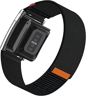 Nylon Sport Band, Fitness Wristband Strap with Metal Bumper Case Compatible with Whoop 5.0/MG One Peak Life