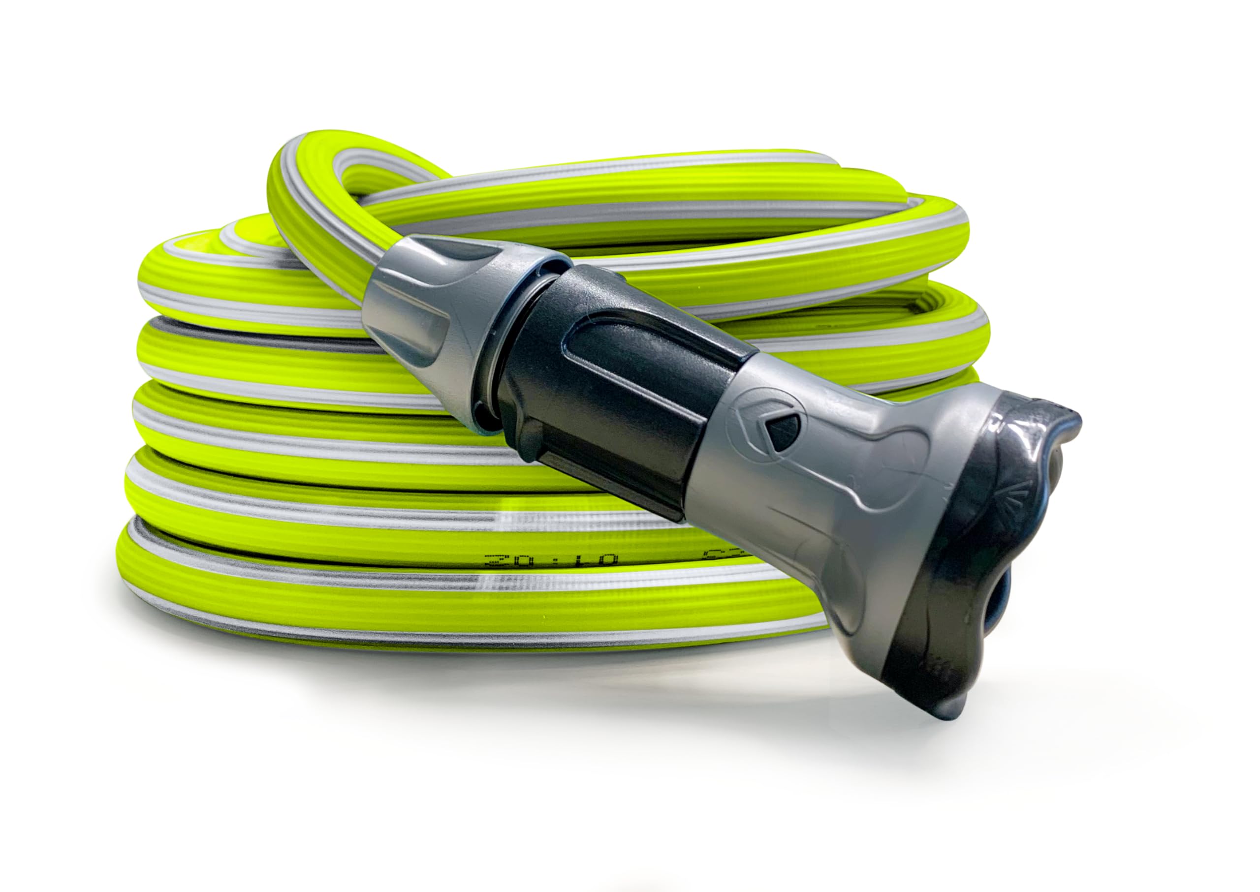 Idroeasy, Tubo Estensibile da Giardino 25 Metri Kit 1/2" con Doccetta, Raccordi e Borsetta, Canna Acqua Estensibile 3x Leggera Anti-Nodo, Tubo Atossico per Terrazzi e Balconi (Lime) Made in Italy