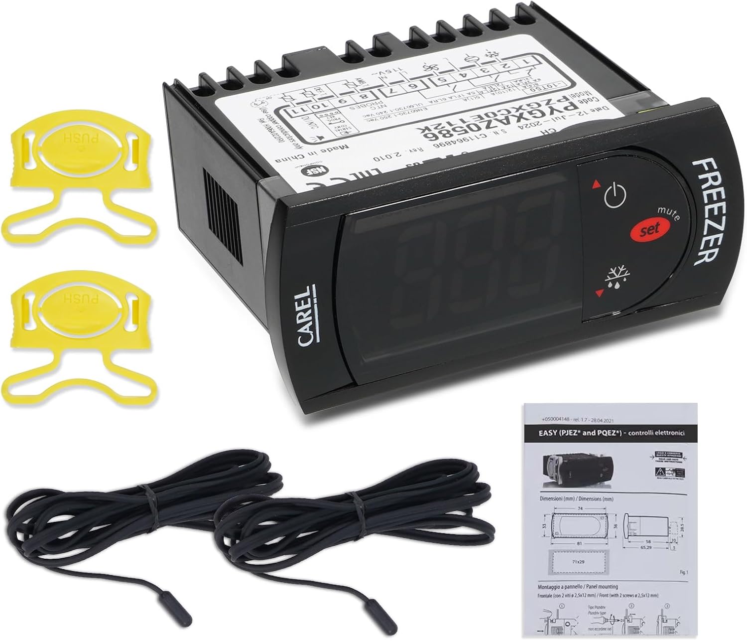 PZGXC0E112K Digital Thermostat With Dual Probes Replacement For