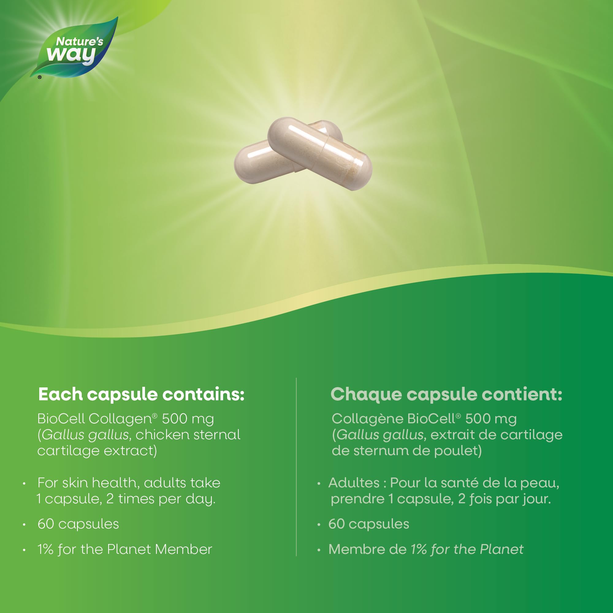Nature's Way Hydraplenish Hyaluronic Acid 60 Veg Caps