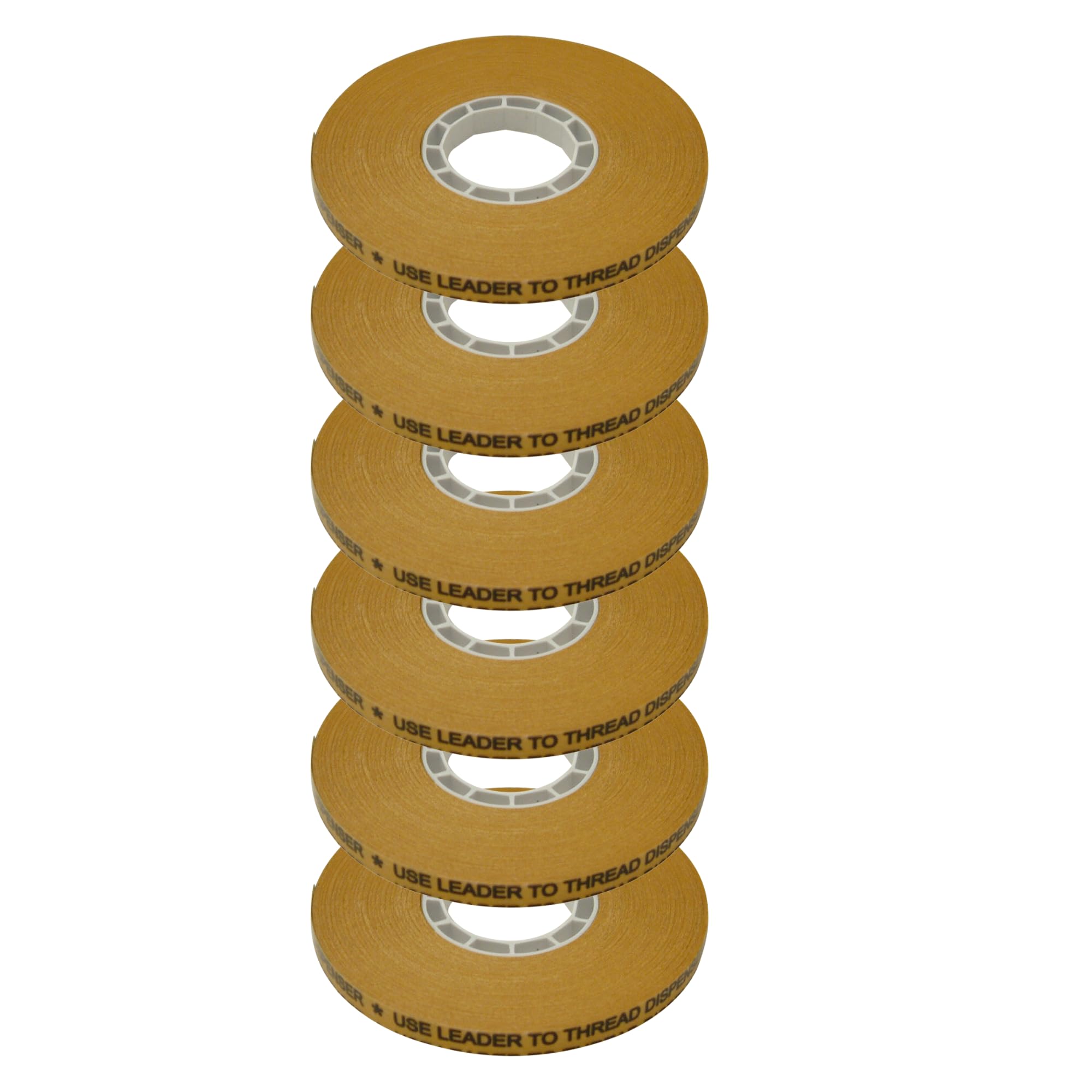 J.V. Converting JVCC ATG Tape Acid Neutral, (ATG-7502), 1/4 in. x 36 yds. (Clear Adhesive on Gold Liner) / core for pink glider 6-pack