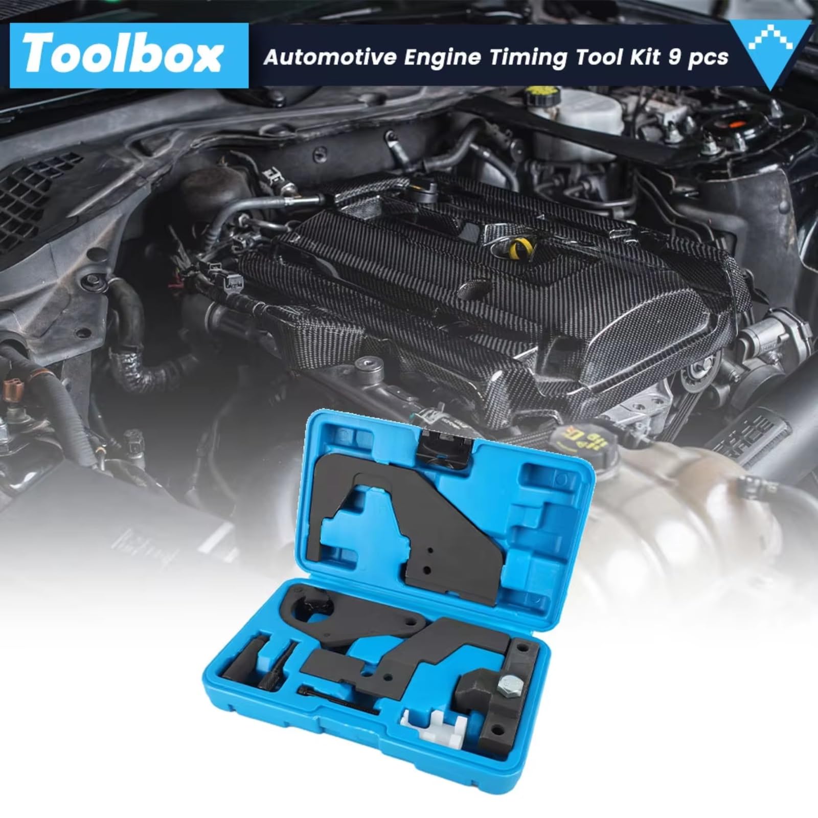 Kit Calado Distribucion Compatible con Ford para Explorer para Mustang para Focus RS 2.3L para EcoBoost 2017 2018 2019 Herramienta Bloqueo Sincronización Árbol De Levas Motor