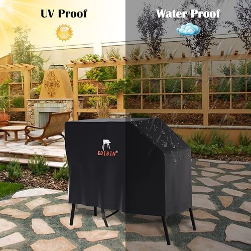 Miniatura 4 de Cubierta de parrilla de 22 pulgadas para parrilla Blackstone de 22 pulgadas y 17 pulgadas con capucha y soporte, cubierta de parrilla se adapta