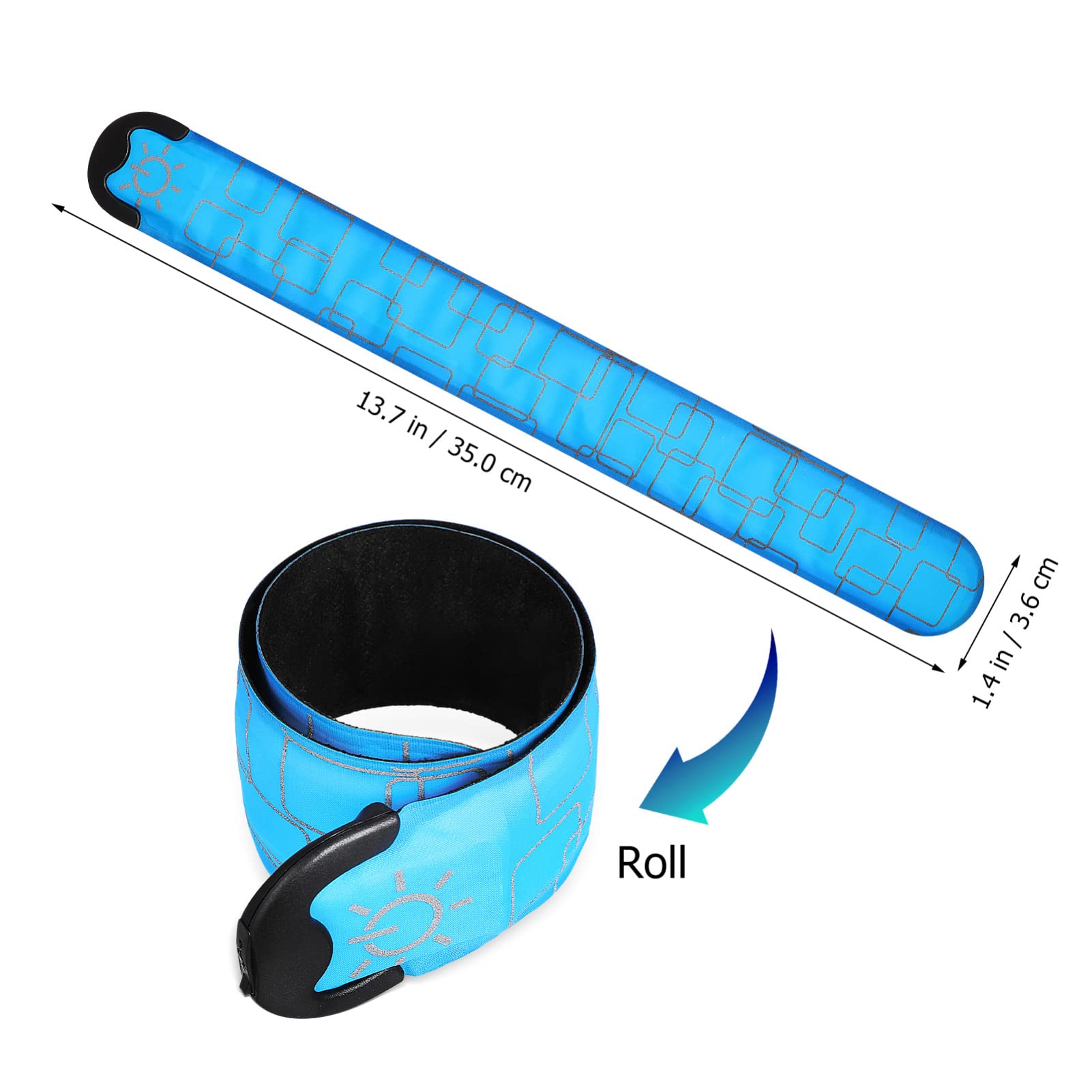 TOYANDONA 4piezas Brazaletes Luminosos Led para Correr Ciclismo y Trotar De Noche Brazaletes De Alta Visibilidad para Actividades